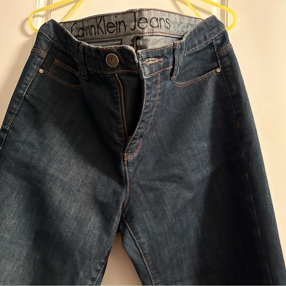 Bootcut Calvin Klein Blue Jeans, Petite Length
